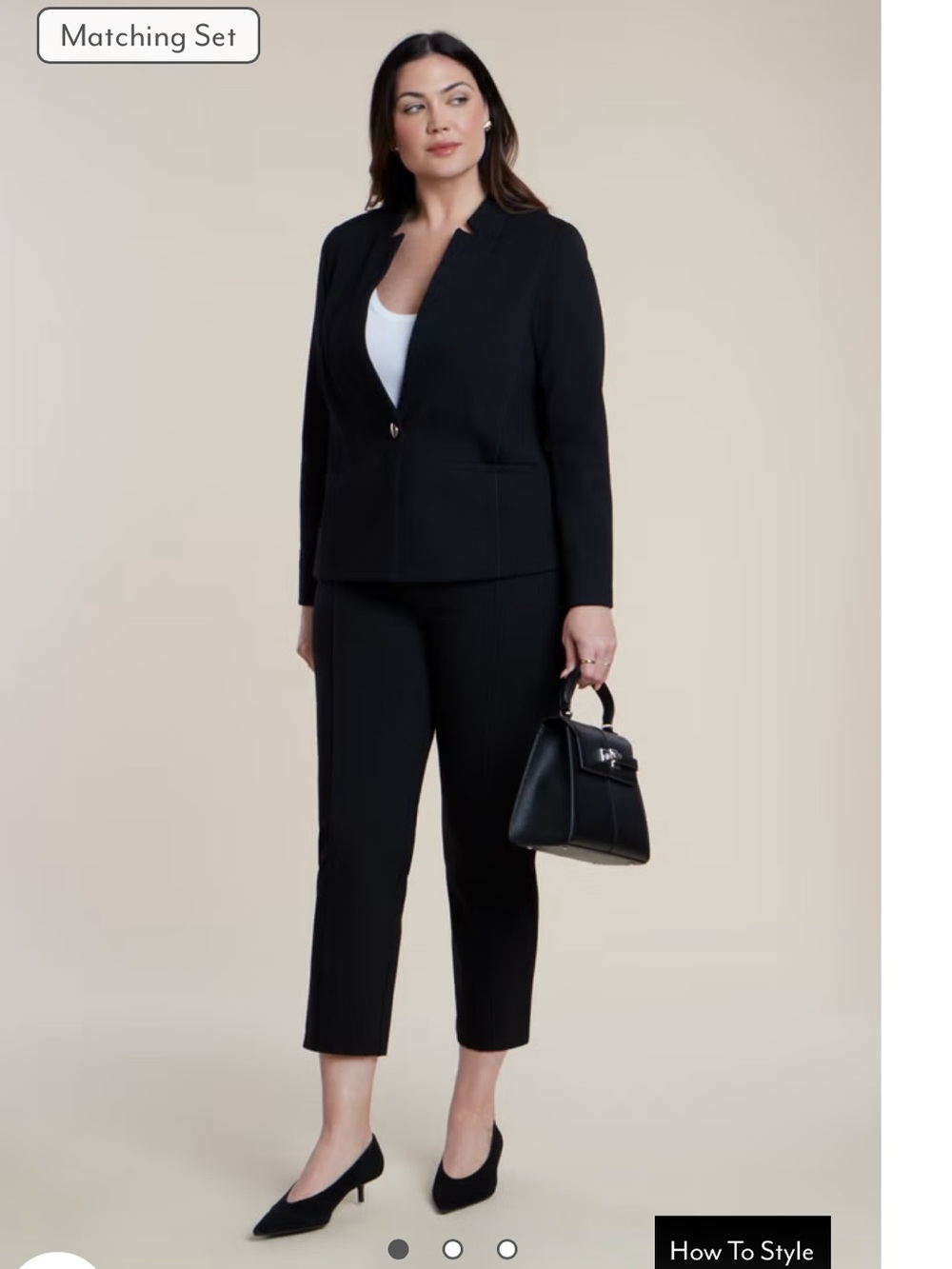 Eloquii Ultimate Stretch Slim Pants Black 26 NWT Career - Picture 5 of 11